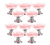 EXCEART 10 Piezas Botón para Inodoro Diseño de Flor Rosa, Tacto Cómodo y Ajuste para Cisternas en Baños Domésticos
