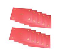 EXCEART 10 Piezas cubre el certificado de premio documento cubre rojo portada del premio carpeta azul portada del diploma portada del documento pavón carta de nombramiento sobre a4