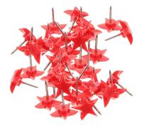 EXCEART 100 piezas Chinchetas Estrella Coloridas para Tablón de Anuncios Tachuelas Ergonómicas para Oficina y Corcho Fijación Segura para Fotos y Papeles