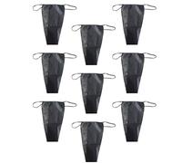 EXCEART 100Pcs Dama Desechable Tanga De No Tejido 100 Pcs para Sauna Ropa Interior Negra para Uso Diario O SPA
