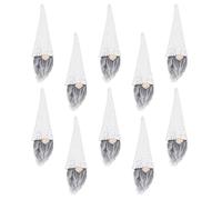 EXCEART 10piezas Sombreros De Botella De Vino De Navidad Fundas Decorativas Para Botellas De Vino Accesorios Faceless Doll Para Fiestas De Navidad