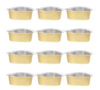 EXCEART 12 Piezas Cuenco De Cera En Forma De Corazón Recipiente Para Derretir Cera De Aluminio Olla Calentadora De Cera 30g De Cera Cuenco De Aluminio Tazón De Calentamiento Depilación