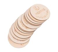 EXCEART 14piezas Tarjetas De Madera para Bebés para Celebrar Meses De Vida Accesorios Fotográficos para Recién Nacidos y Tarjetas Decorativas y Prácticas