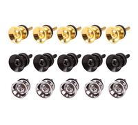 EXCEART 15piezas Botones Para Correa De Guitarra Accesorios De Guitarra Eléctrica Fijación De Correa