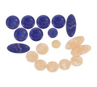 EXCEART 18 Piezas Botones De Llave Para Saxofón Incrustaciones Para Saxofón Tenor y Soprano Repuesto