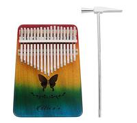 EXCEART 1juego Kalimba Teclas Piano Pulgar Decorativo Instrumento Musical Para Principiantes y Adultos Para Niño Niña Camping y Relajación
