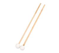EXCEART 1par Bastones De Percusión Para Glockenspiel De Mallets Con Cabeza Plástica y Mango De Madera Accesorios Musicales Para Educación Infantil y Uso Profesional
