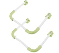 EXCEART 2 Patas de Mesa Plegables Compactas y Resistentes Base de Nylon Antideslizante de Hierro para Muebles Auxiliares y Escritorio Pequeño