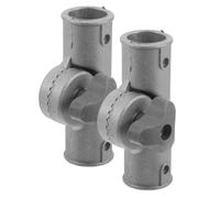 EXCEART 2 Piezas Adaptador Angular para Mango de Fregona Giratorio 22mm | Repuesto para Mango Plano y Varilla de Brocha, Junta Rotatoria, Uso Doméstico Diario