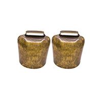 EXCEART 2 piezas campana de oveja antirrobo animal de granja espesar campana de hierro mascota pastor collar vintage campana adorno para casa granja bronce 62G, Groß, Hierro
