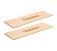 EXCEART 2 Piezas Molde Rectangular Tapa de Madera Beige para Jabón Artesanal Resistente al Polvo Aire, Adecuado para Proyectos DIY de Fabricación de Jabón