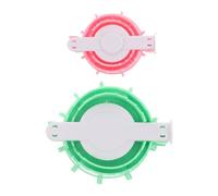EXCEART 2 Piezas Pom Pom Maker Forma de Corazón Herramienta Plástica para Hacer Pompones de Lana Kit Ligero y Duradero para Crochet Grande y Pequeño para Manualidades Decorativas