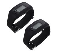 EXCEART 2 Piezas Reloj Rastreador de Actividad Física Podómetro y Contador de Pasos, Pulsera de Silicona para Actividades al Aire Libre y Uso Diario en Hombres y Mujeres
