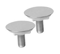 EXCEART 2 piezas Tapón para Agujero de Grifo de Fregadero Plástico Duradero Cubre Orificios de Lavabo Protege y Decora Encimeras de Cocina Fugas y Suciedad