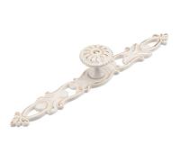 EXCEART 2 Piezas Tiradores de Muebles de Aleación de Aluminio Blanco Sellado Antideslizante para Puertas y Cajones Estilo Moderno y Elegante para Armarios de Cocina