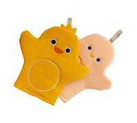 EXCEART 2 Piezas Toalla De Baño Para Niños Cuerpo Guantes Exfoliantes Esponjas Para Limpiar Reutilizable Baño Guantes Manopla De Ducha Para Niños Baño Bata Cepillo Exfoliante Limpieza