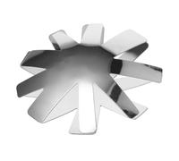 EXCEART 2 Plantillas de Punta Francesa de Acero Inoxidable para Manicura Profesional Línea Curva Precisa, Accesorios para Uñas en Salones y Escuelas Creativas