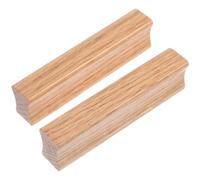 EXCEART 2 Tiradores de Madera Modernos 100mm de Longitud Resistentes y Elegantes 64mm de Distancia entre Agujeros para Armarios de Cocina y Cajones