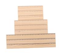 EXCEART 24piezas Reglas De Madera Incluye Reglas Herramienta De Medición para Estudiantes Profesores Dibujo y Carpintería La Escuela y Oficina