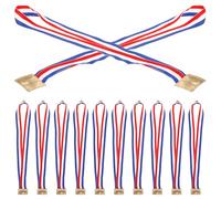 EXCEART 25 Unidades Cordones para Medallas de Poliéster en Colores, Fáciles de Poner y Quitar, Ideales para Competencias Deportivas y Fiestas