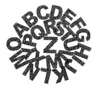 EXCEART 26piezas Pegatinas De Letras De Brillantes De Imitación Para Planchar Letras Termoadhesivas Para Decoración De Ropa Bolsas y Accesorios Fácil Aplicación Plancha