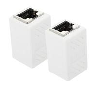 EXCEART 2piezas Acopladores Hembra Hembra Ethernet Cat Adaptador De Cable Estable