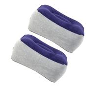 EXCEART 2piezas Almohadillas Inflables para Pies Cojines De Forro De Piel De Becerro Descanso para Pies Debajo Mesa Adecuado para Oficina Hogar y Viajes