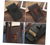 EXCEART 2piezas Bolsa Cinturon para Móvil y Pasaporte Riñonera Exterior Bolsa De Almacenamiento Deportiva