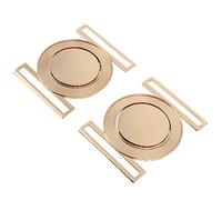 EXCEART 2piezas Botones Decorativos de Metal Hebillas de Cinturón para Abrigo Accesorios de Ropa DIY para Cinturón de Cintura Hebillas de Aleación de Zinc