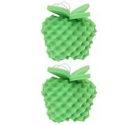 EXCEART 2piezas Pelota de Fregado para Niños Esponja de Baño Forma de Fruta para Ducha y Baño Textura Suave y Espuma Espesa Accesorio Creativo para Bañar a Bebés y Niños