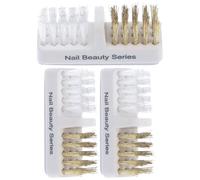 EXCEART 3 Cepillos Limpiadores de Alambre para Brocas de Uñas Profesionales Tamaño Pequeño Material Resistente para Limpieza de Polvo y Residuos en Salones y Uso Técnico