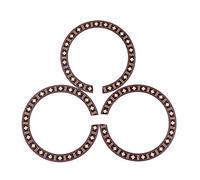 EXCEART 3 Piezas Accesorios para Rosetas de Guitarra Roseta de Madera para Guitarra Acústica de Boca para Reparación