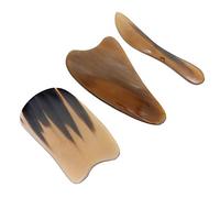Exceart 3 Piezas Herramientas Para La Cara Herramienta De Masaje De Raspado Herramienta De Raspado Gua Sha Tabla De Rodillos Para Ojos y Cara. Masajeadores De Ojos Cuello Chica
