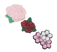 EXCEART 3 Piezas Insignia Ropa De Esmalte Broches De Solapa Broches De Rosas Pin De Esmalte Floral Chaquetas Broches Pasador De Esmalte De Bufanda Margarita Gota De Aceite Flor De La Ropa