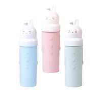 EXCEART 3 Piezas taza de cepillo de de viaje vaso de viaje para cepillo de portavasos para cepillo de pasta dental pequeño recipiente de plástico lindo