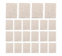 EXCEART 30 Unidades Kiln Element Holder Pad Aluminium Oxide Heating Wire Gasket Pottery Kiln Wire Protection Pad Electric Accessories For Heating Element Replacement