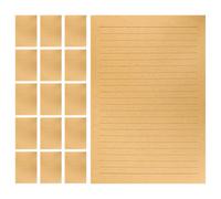 EXCEART 300 Hojas Juego de Papel Kraft Vintage Rayado para Escribir Cartas y Poemas Papel Decorativo de Alta Resistencia Adecuado para Manualidades y Correspondencia