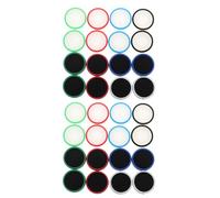 EXCEART 32 Piezas Tapas de Botones para Controlador, Agarres Antideslizantes para Pulgar, Compatibles con Mando de Consola con Efectos Brillantes para Joystick