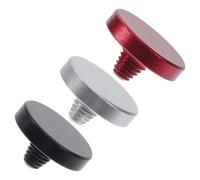 EXCEART 3piezas Botón de Disparo del Obturador de Cámara de Aleación de Aluminio Unidades Diseño Cóncavo Accesorio de Repuesto para Cámara Suave al Tacto