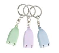 EXCEART 3piezas Cortauñas Plegables Para Mujer Cortaúñas Llavero Adorable Cortaúñas Doméstico De Herramientas De Manicura Portátiles Para Uso Diario