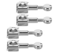 EXCEART 4 abrazaderas de aguja con tornillo de sujeción para máquina de coser, accesorio metálico multiuso para costura en casas y estudios