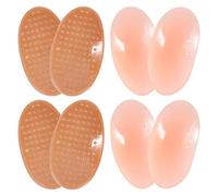 EXCEART 4 Pares Hombreras Antideslizantes De Silicona Hombreras Para Cojín Para El Hombro Hombrera Adhesiva Realzador De Hombro De Silicona Texturizada Perder Sin Rastro Vestir