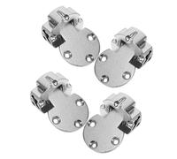 EXCEART 4 Piezas Bisagras para Mesas Plegables de Aleación de Zinc Alta Resistencia y Durabilidad Extendida, Ángulo de Apertura 180° para Puertas de Armarios y Gabinetes