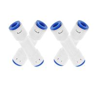EXCEART 4 Piezas Conector de Filtro de Agua 300, Pieza de Repuesto | Blanco, Instalación Fácil para Mantenimiento de Cocina, Incluye Conectores, Uso en Líneas Potables