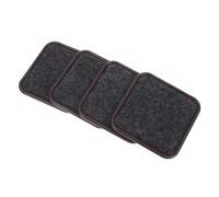 EXCEART 4 Piezas Posavasos Antideslizantes para Muebles Protectores de Patas Cuadrados para Sillas y Sofás Tapones Multiusos para Ruedas Fáciles de Instalar Hogar Oficina y Tienda