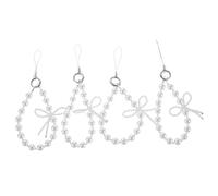 EXCEART 4piezas Correa de Cuentas para Teléfono con Diseño de Ala Correa de Llavero Pulsera de Dije Accesorio para Mujeres y Niñas Decoración para Móvil