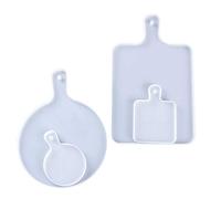 EXCEART 4piezas Molde De Silicona Para Bandejas y Posavasos Diseño Creativo De Silicona Para Manualidades y Decoración Del Hogar