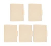 EXCEART 5 Piezas Carpeta de Papel Tamaño Carta Beige para Oficina y Negocios, Organizador de Documentos Diseño Espacioso y Función de Protección para Contratos y Papeles