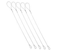 EXCEART 5 piezas Cerradura de Puerta Ajustable Inoxidable para y Patio de de Cable para Puertas de Metal y Madera para Seguridad Exterior y Decoración