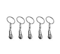 EXCEART 5 Piezas Llavero Modelo Monedero Bolso Colgante Llavero Regalo De Llavero De Metal Llavero Colgante De Micrófono Llavero De Micrófono Llavero De Agua Amantes Encanto Mochila